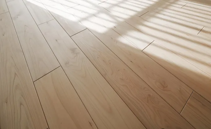 遮音等級L45マンション用木魂防音無垢フローリング施工画像